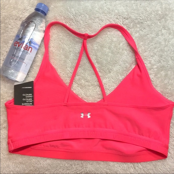 Hot Pink Under Armour Sports Bra - Picture 2 of 7